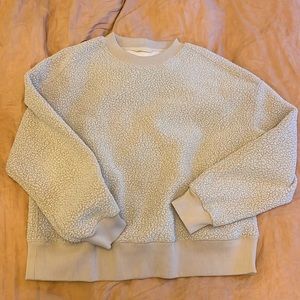 Everlane Sherpa sweatshirt fleece